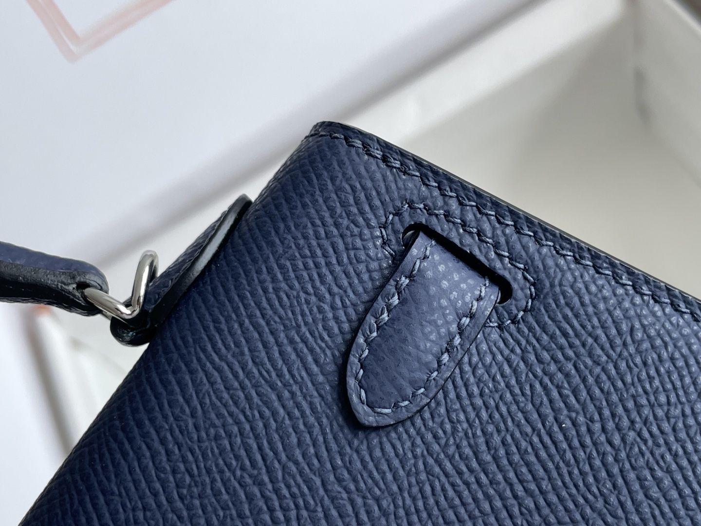 Hermes Kelly Blue mini crossbody everyday
