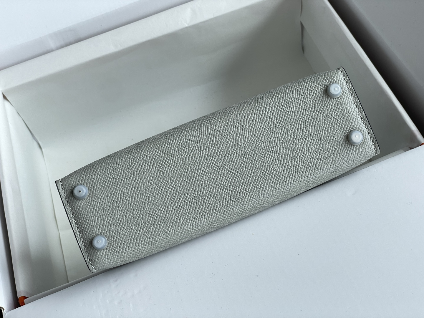Hermes Mini Kelly II Light Grey mini top handle everyday