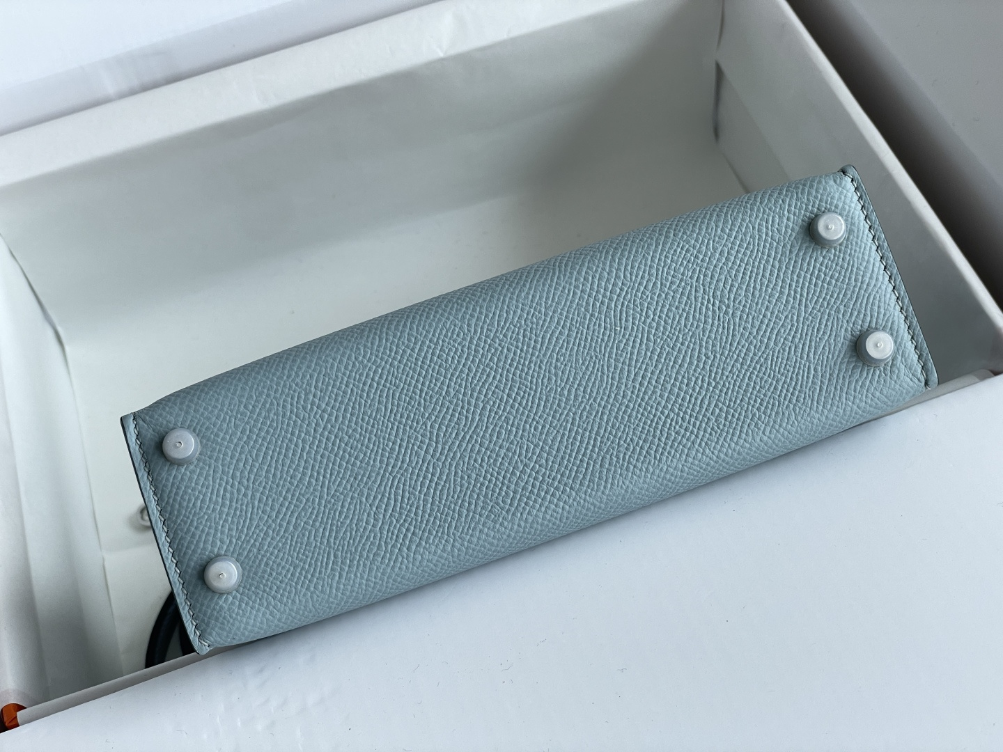 Hermes Kelly Light Blue mini crossbody everyday