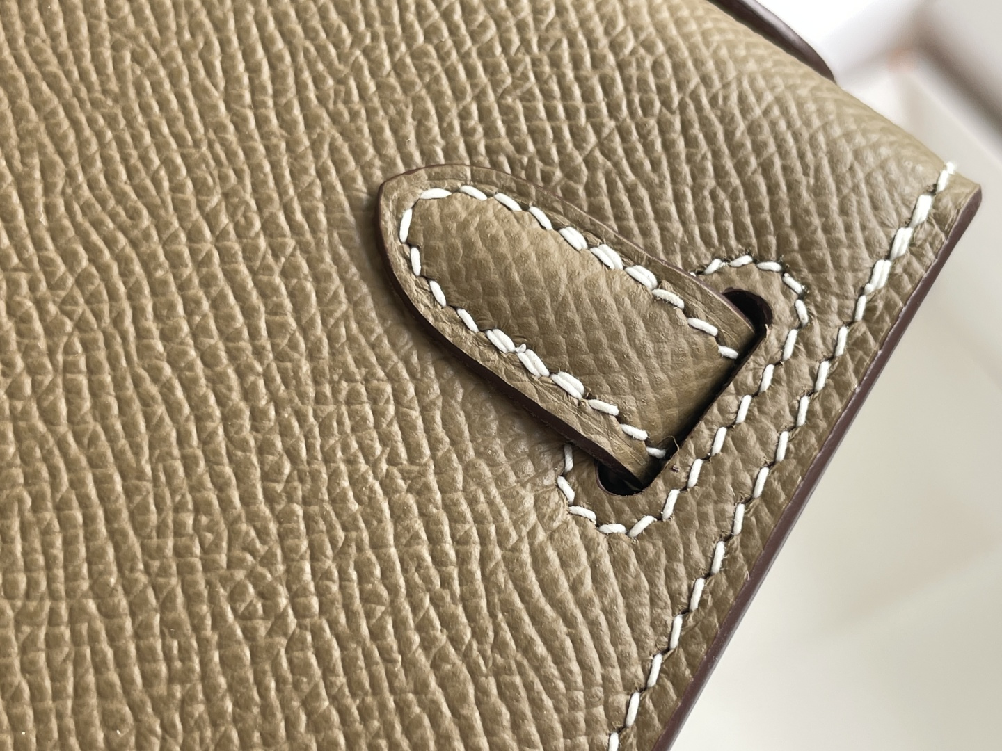 Hermes Mini Kelly II Etoupe mini crossbody everyday