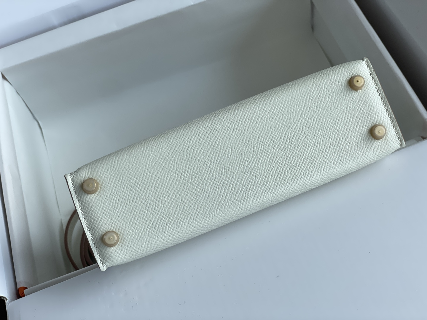 Hermes Kelly White mini crossbody everyday
