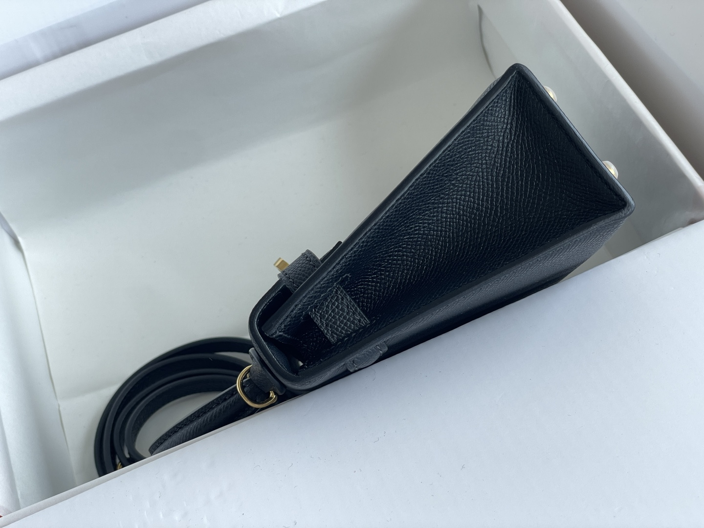 Hermes Kelly Mini II Black mini crossbody everyday
