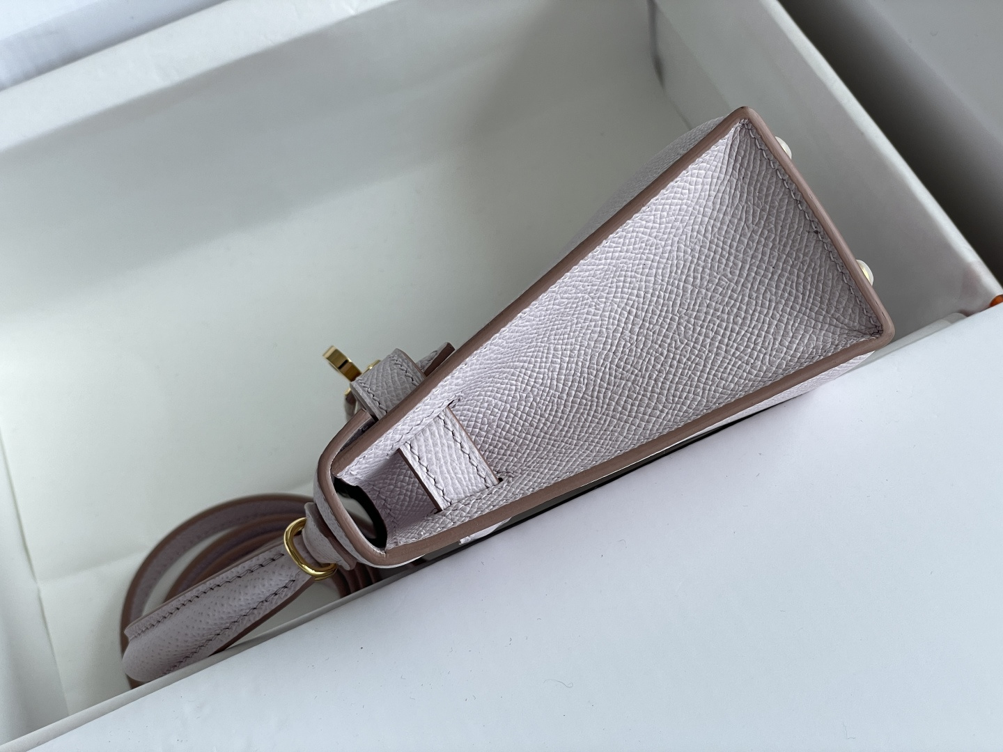Hermes Mini Kelly II Light Pink mini crossbody everyday