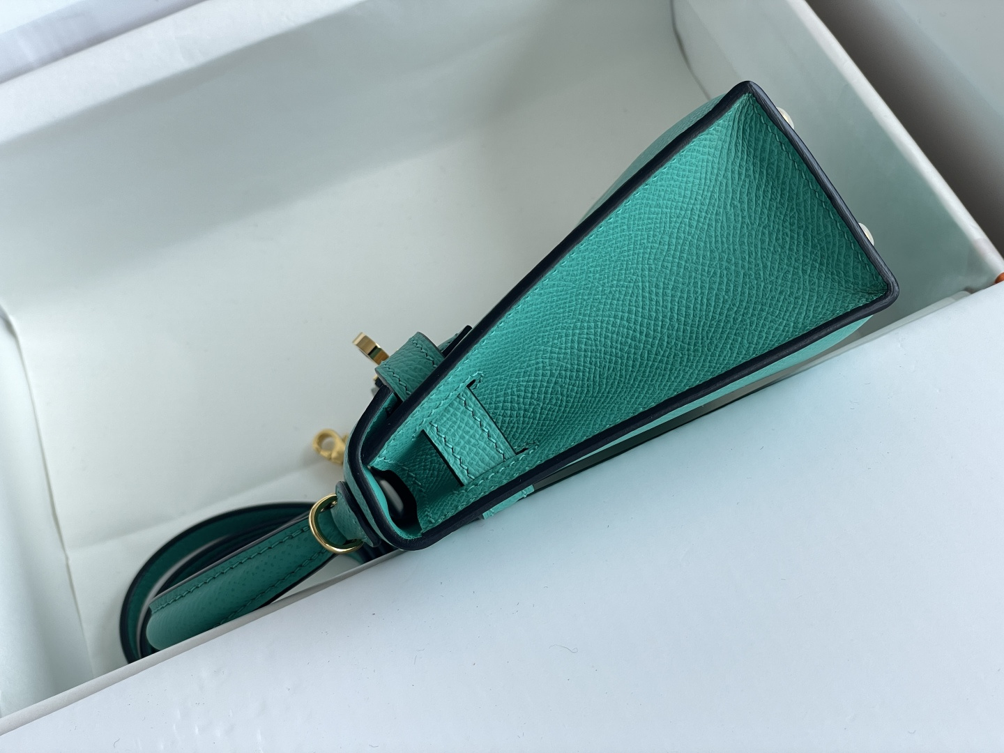 Hermes Kelly Turquoise mini crossbody everyday