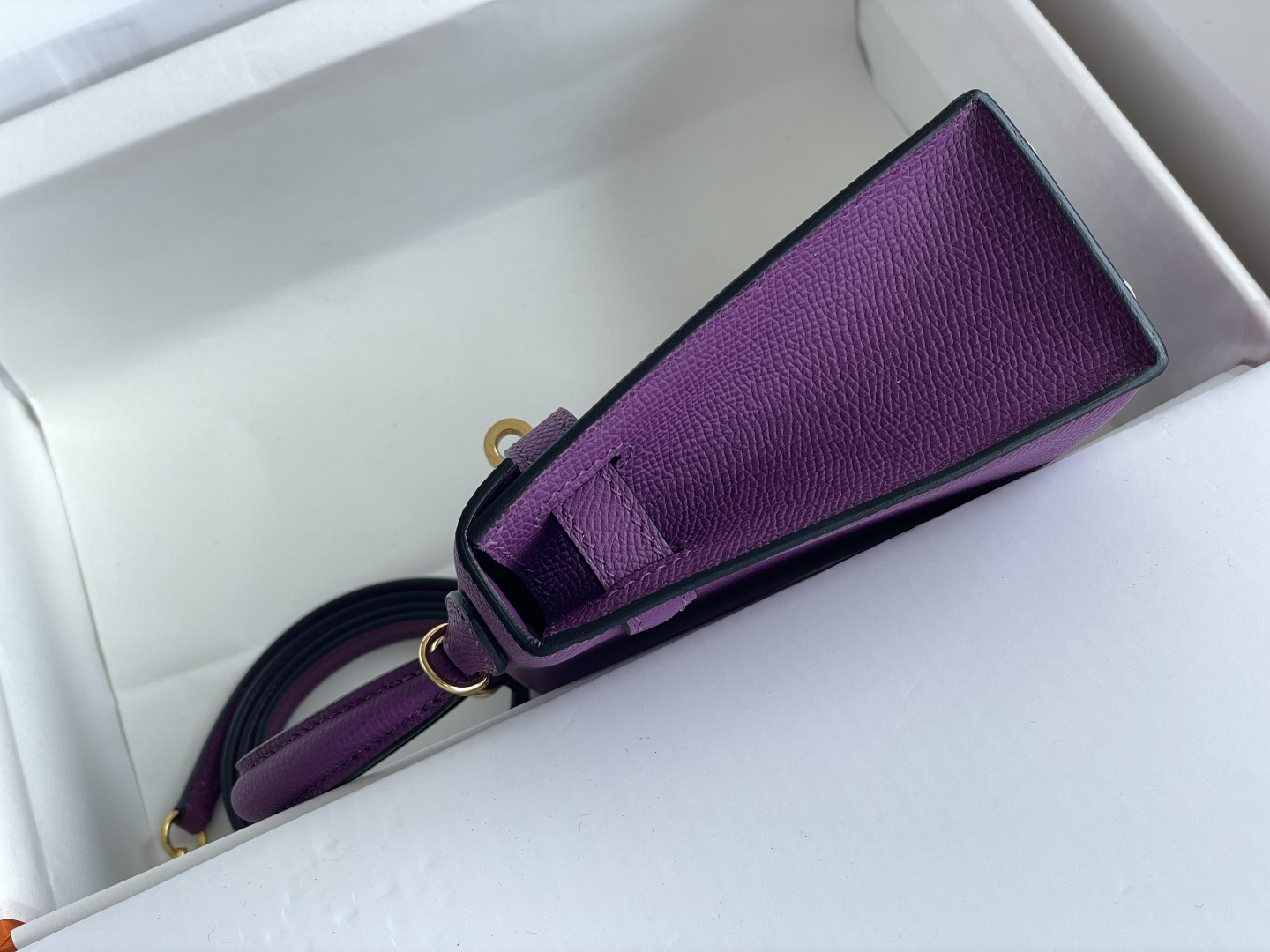 Hermes Kelly Purple mini crossbody everyday