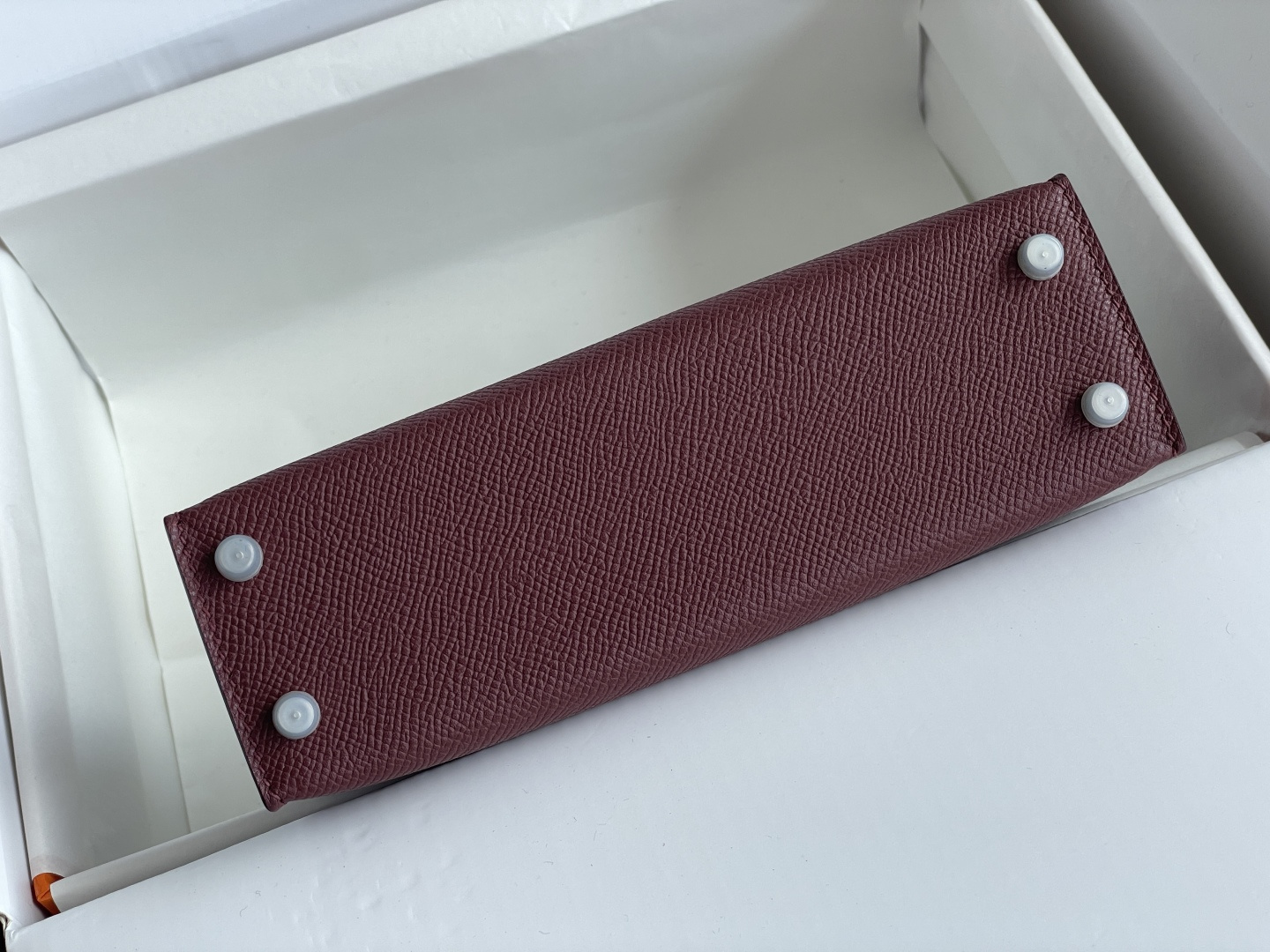 Hermes Kelly Burgundy mini crossbody everyday