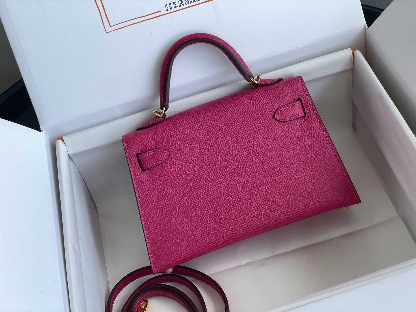 Hermes Kelly Pink mini crossbody everyday