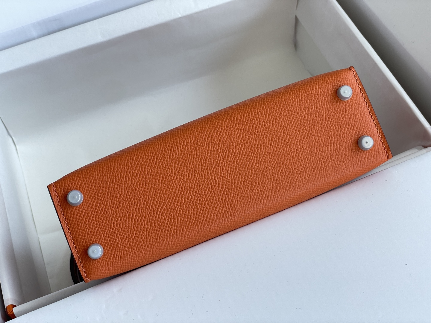Hermes Mini Kelly II Orange mini crossbody everyday