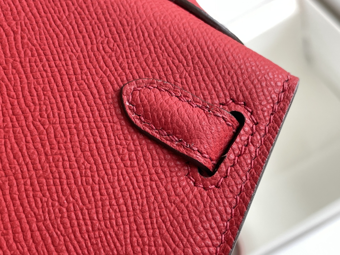 Hermes Kelly Red mini crossbody everyday