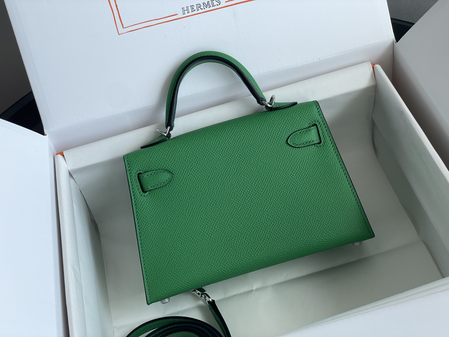 Hermes Mini Kelly Green mini crossbody everyday