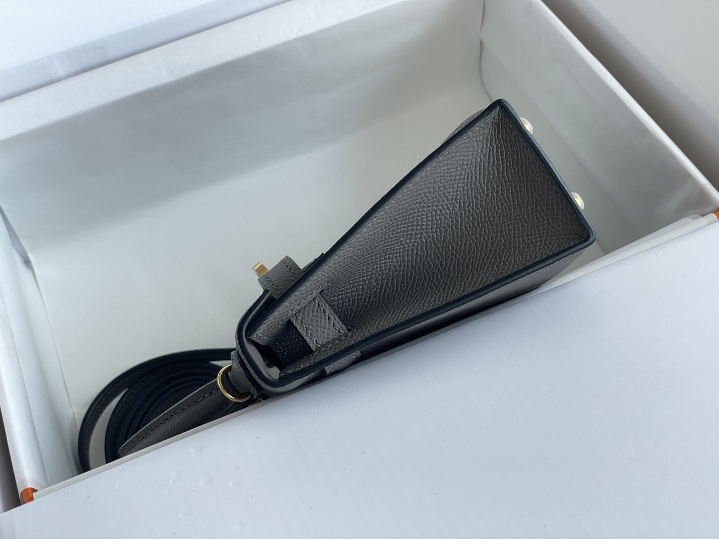 Hermes Mini Kelly II Grey mini crossbody everyday