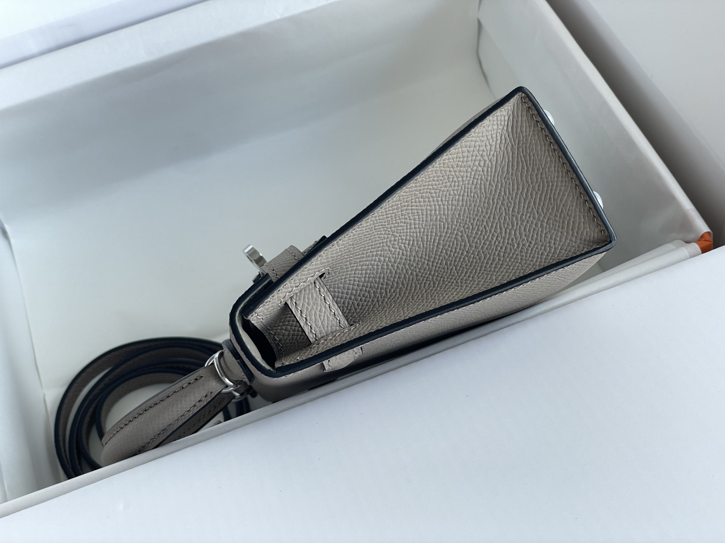 Hermes Mini Kelly II Etoupe Grey mini crossbody everyday