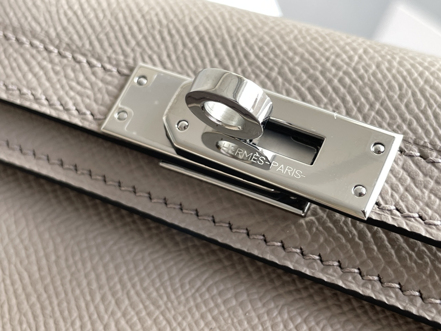 Hermes Mini Kelly II Etoupe Grey mini crossbody everyday