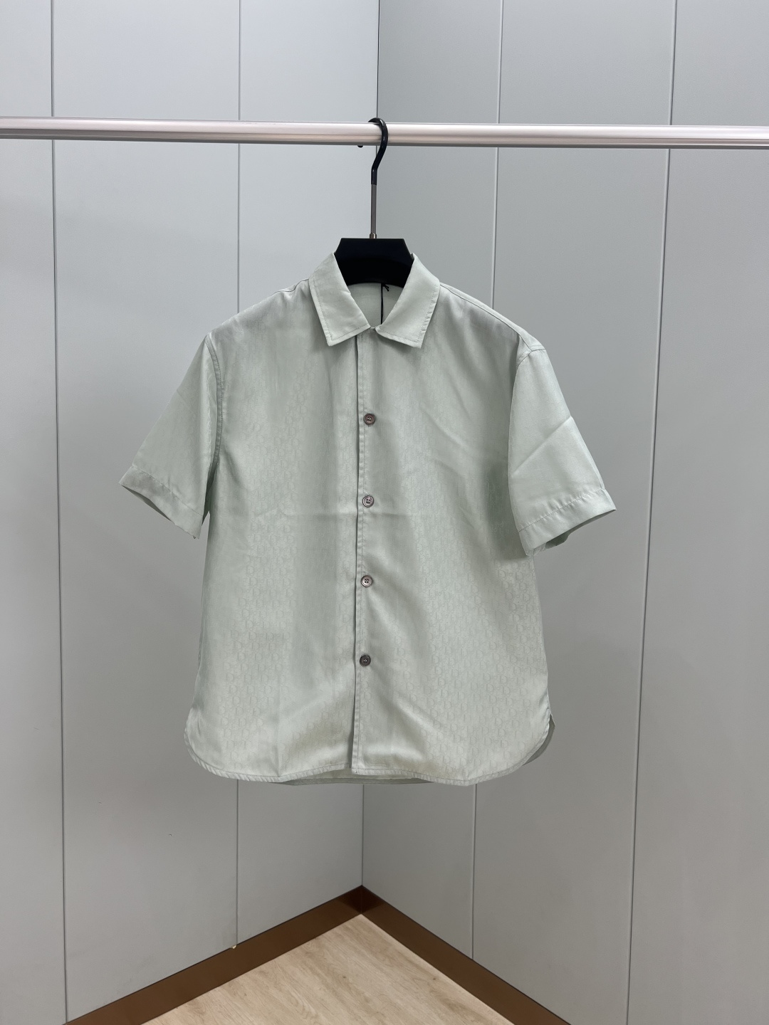 Dior Oblique Jacquard Silk-Blend Short Sleeve Shirt - Sophisticated Summer Style