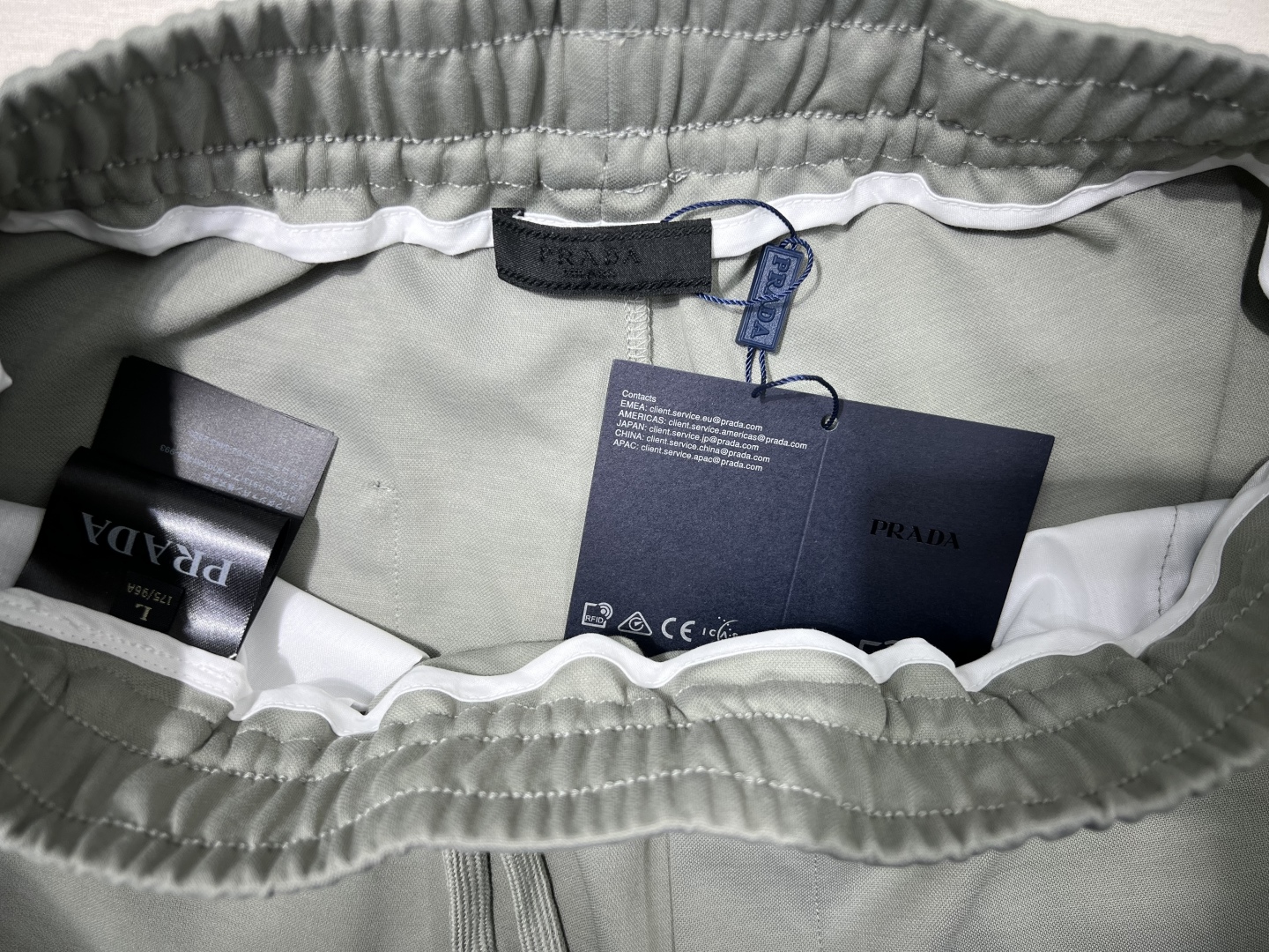 Prada Men's Summer Casual Shorts with Enamel Triangle Logo 7 cmp i1748277865917 3806 0 5
