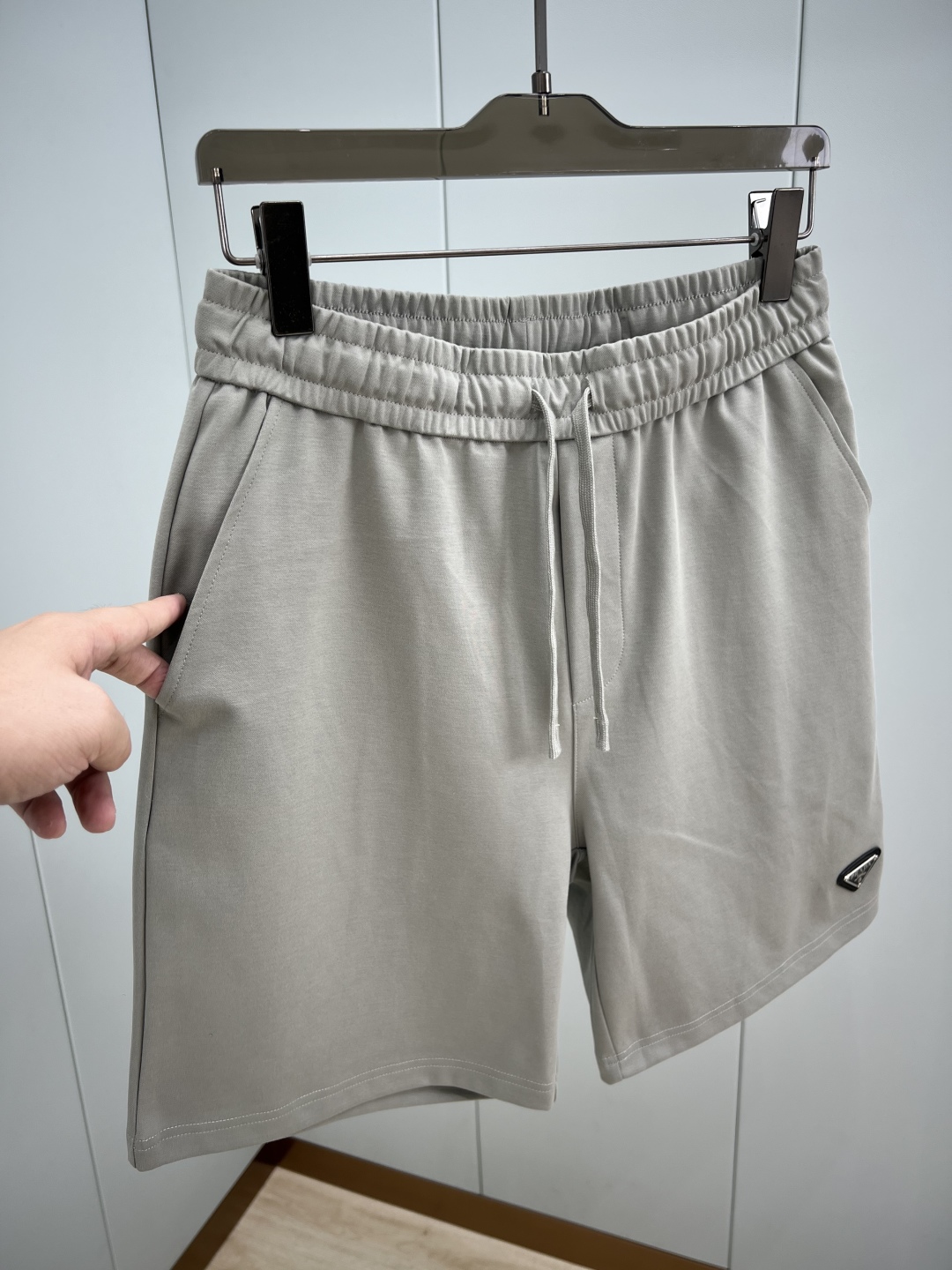 Prada Men's Summer Casual Shorts with Enamel Triangle Logo 4 cmp i1748277866705 8030 0 0