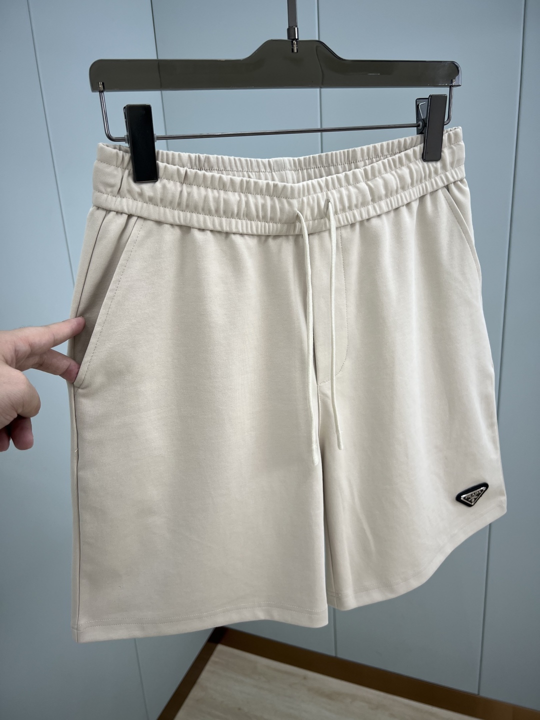 Prada Men's Summer Casual Ice Oxygen Cotton Shorts with Logo 5 cmp i1748278004817 6726 0 0