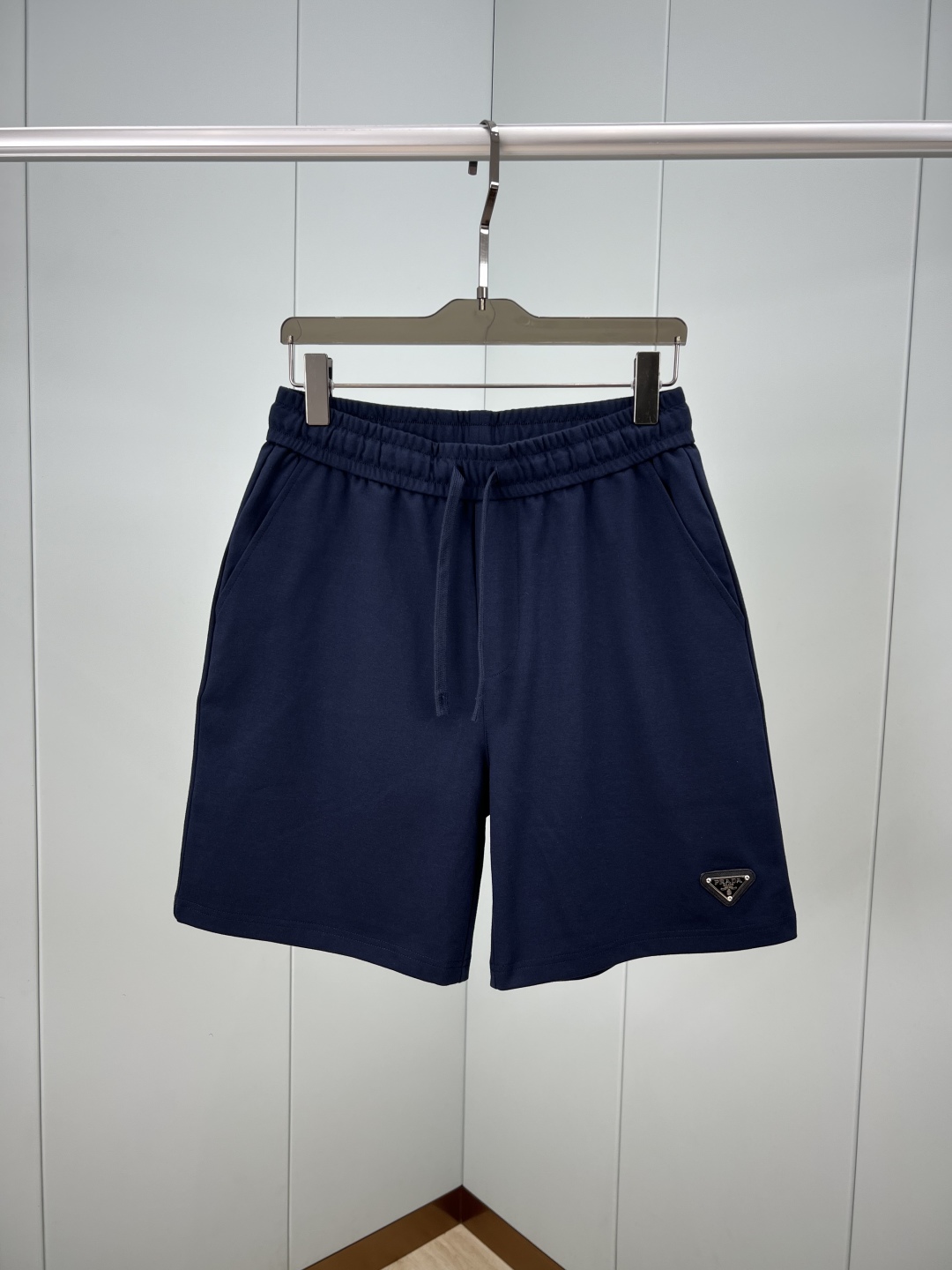 Prada Men's Summer Ice Cotton Casual Shorts with Triangle Logo – Stylish & Cool 1 cmp i1748278150751 7971 0 1