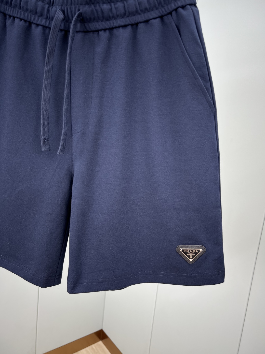 Prada Men's Summer Ice Cotton Casual Shorts with Triangle Logo – Stylish & Cool 5 cmp i1748278152157 1359 0 4