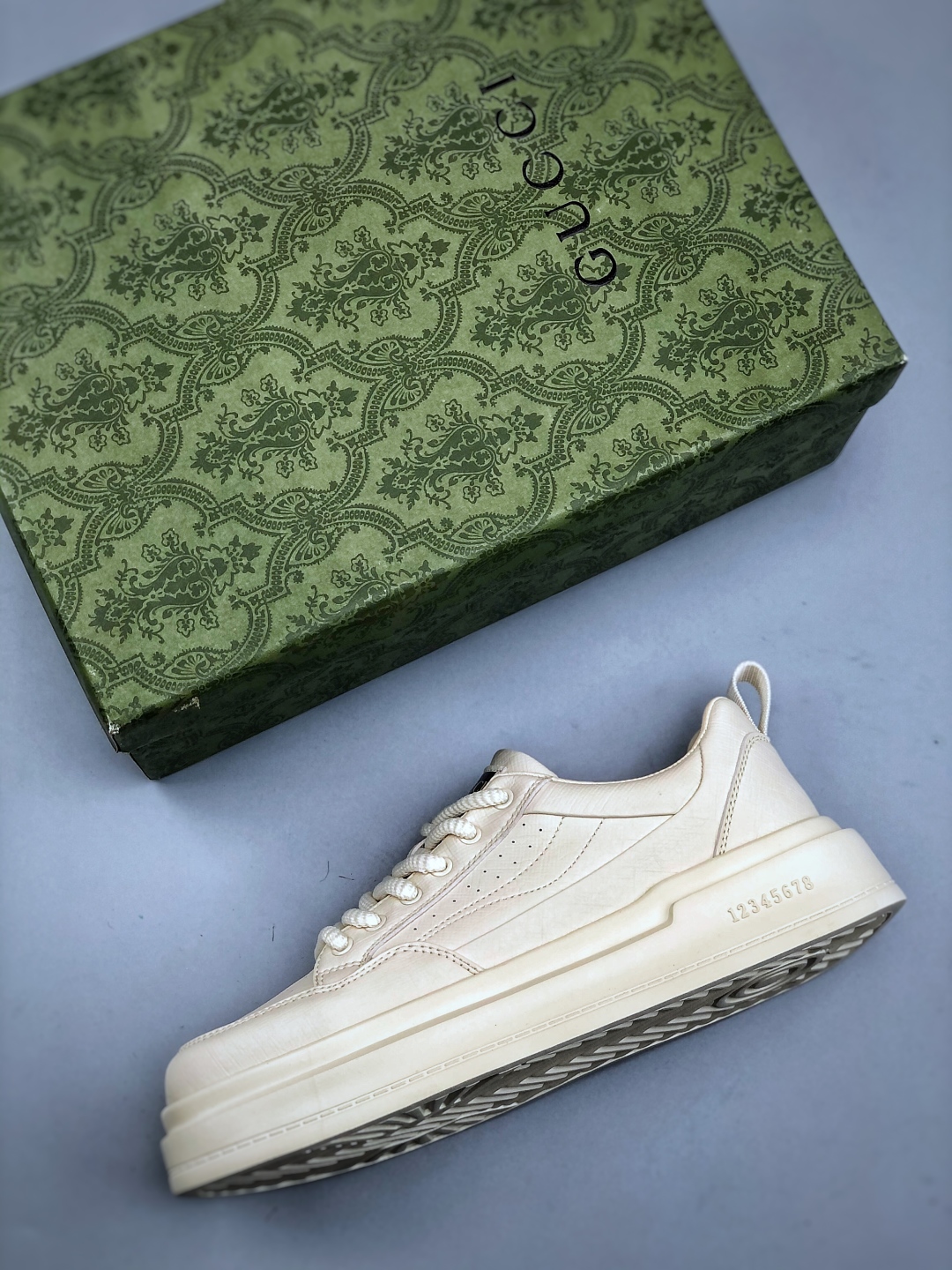 220 Gucci 轻奢单品鞋高奢古驰Gucci Screener GG High-Top Sneaker休闲潮鞋系列