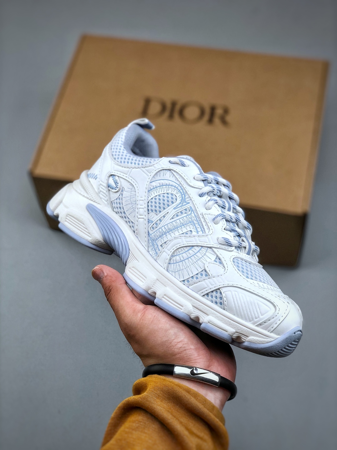 400 DIOR迪奥 Chrono 圆头系带 运动跑鞋 生活休闲鞋