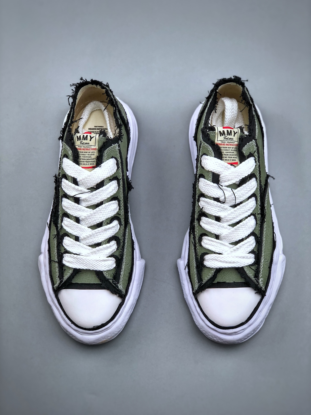 320 Maison Mihara Yasuhiro x MMY AMIRI Skel-Top Low 圆头系带 低帮 帆布鞋