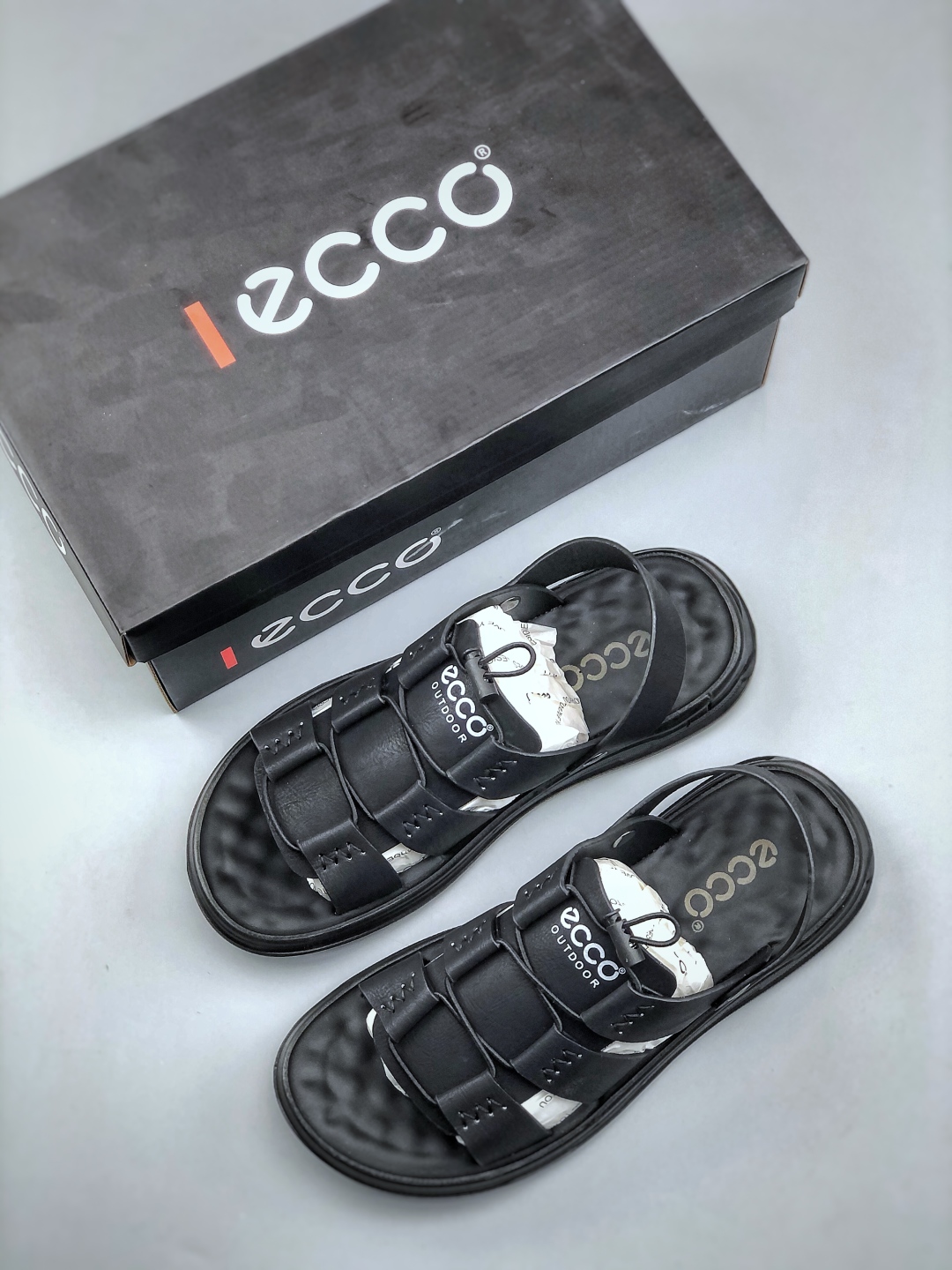 ECCO爱步男鞋夏季新款户外凉鞋 沙滩鞋男鞋 越野系列 酷爽夏日出行