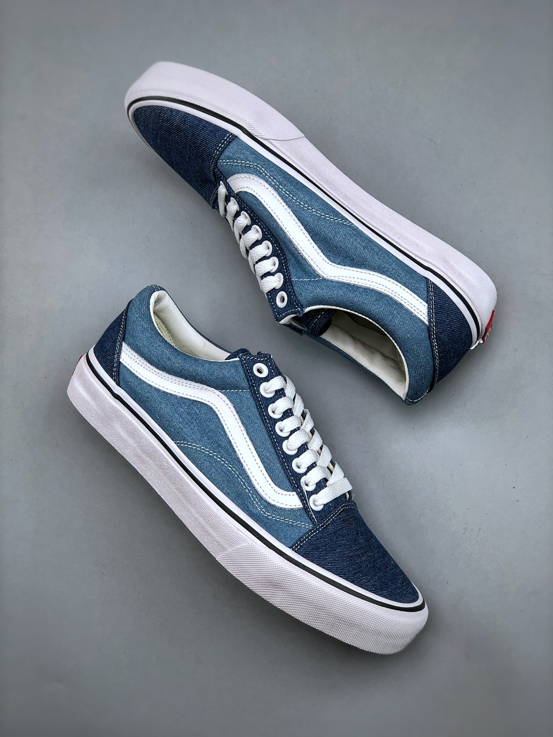 Vans Old Skool Low-Top Denim Blue Sneakers - Classic Style, Comfortable Fit 10 cmp i1745782380855 3197 0 8