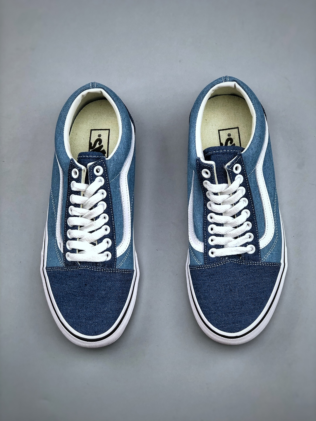 Vans Old Skool Low-Top Denim Blue Sneakers - Classic Style, Comfortable Fit 6 cmp i1745782380922 3628 0 4