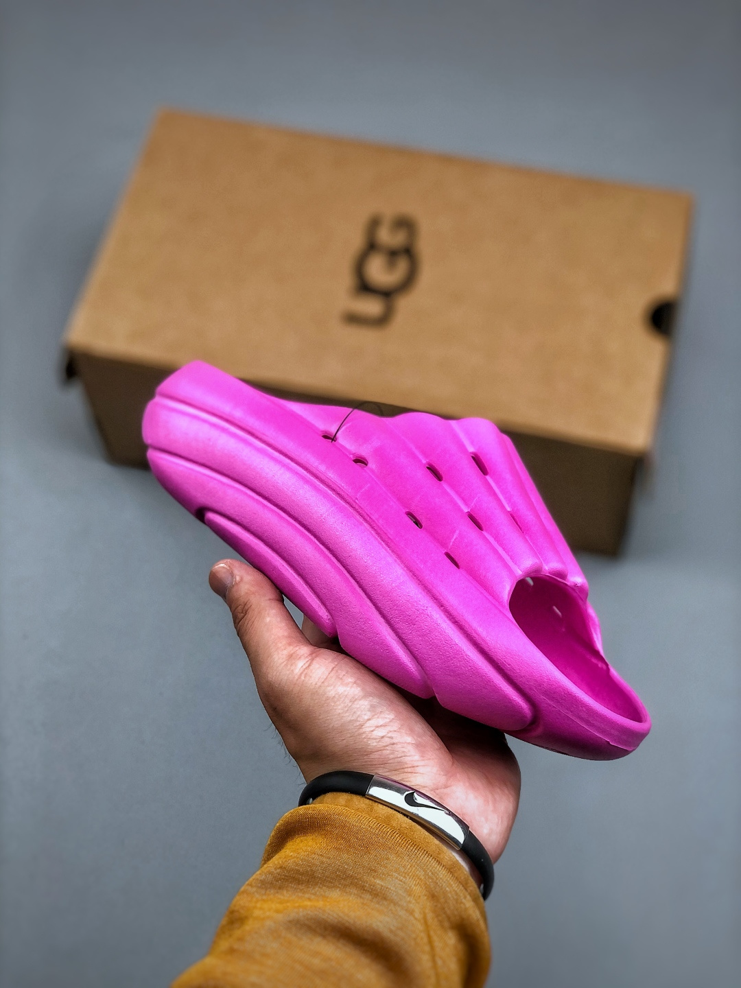 UGG Comfortable Lightweight EVA Slide Sandals For Women, Pink - Size 36-40