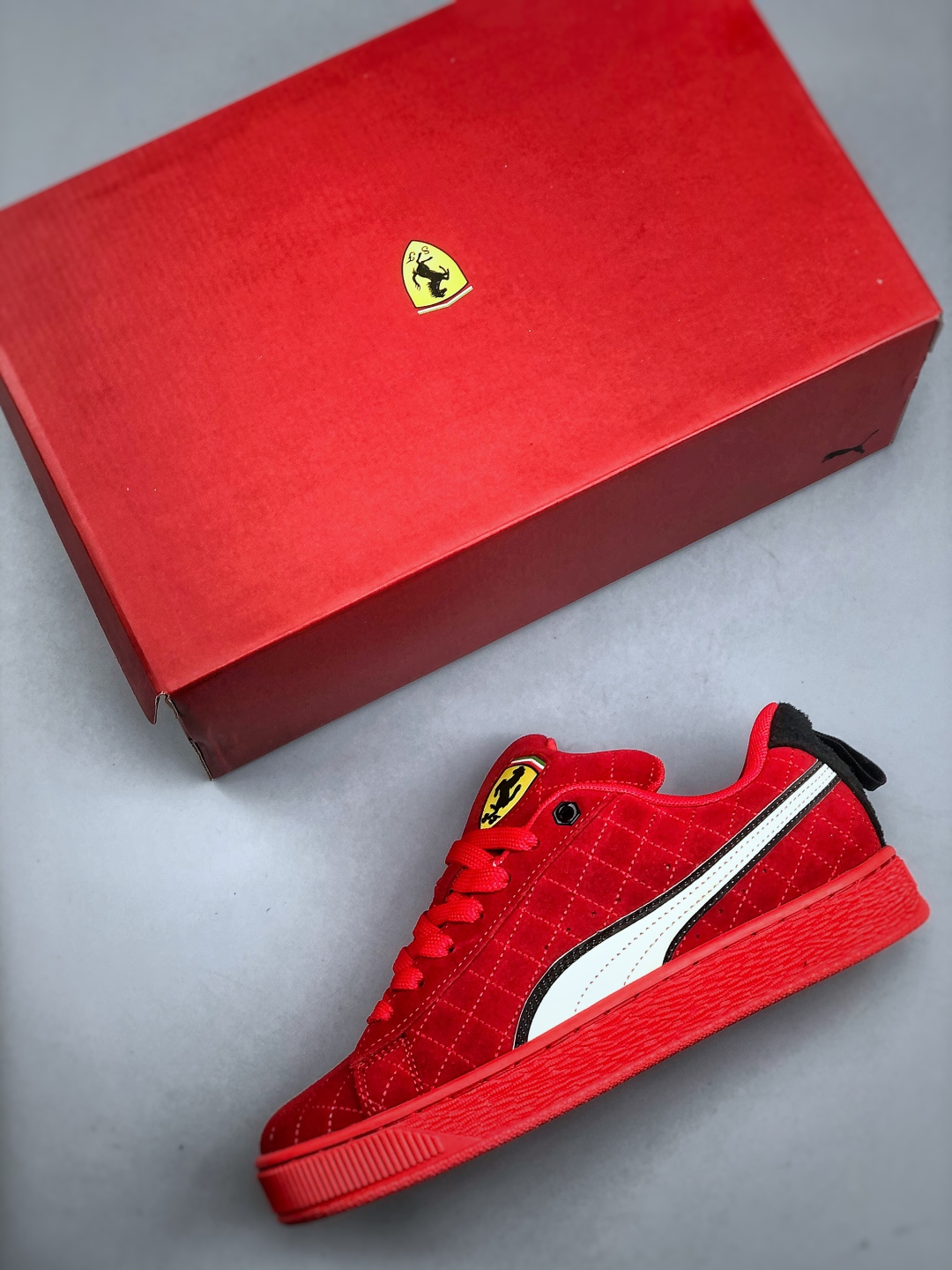 Puma Suede XL Ferrari Red Low-Top Sneakers - Retro Style, Durable, and Slip-Resistant 4 cmp i1745784386031 1170 0 2