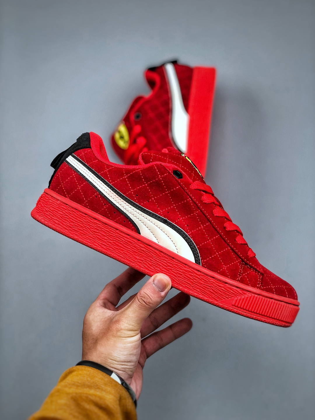 Puma Suede XL Ferrari Red Low-Top Sneakers - Retro Style, Durable, and Slip-Resistant 5 cmp i1745784386033 7465 0 3