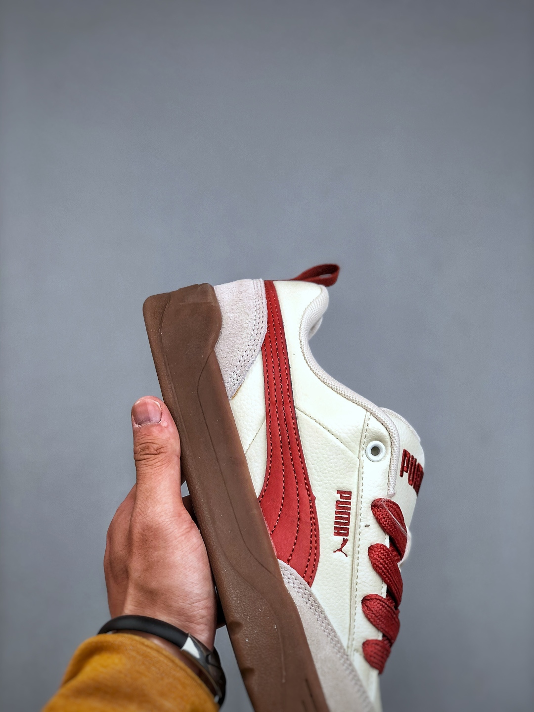 Puma Park Lifestyle Low-Top Sneakers - Cream/Red, Anti-Slip, Durable 7 cmp i1745784478681 850 0 5