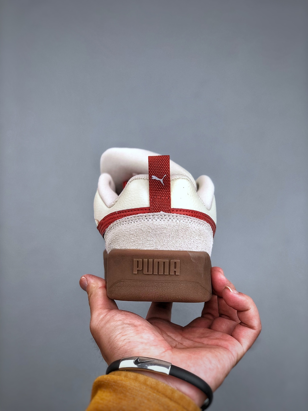 Puma Park Lifestyle Low-Top Sneakers - Cream/Red, Anti-Slip, Durable 8 cmp i1745784483792 1955 0 6