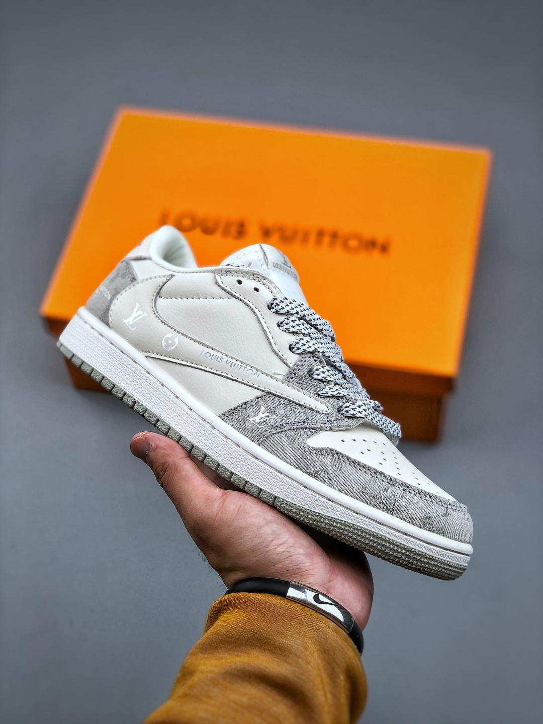 Louis Vuitton x Air Jordan 1 Low-Top Sneakers - Limited Edition Collab