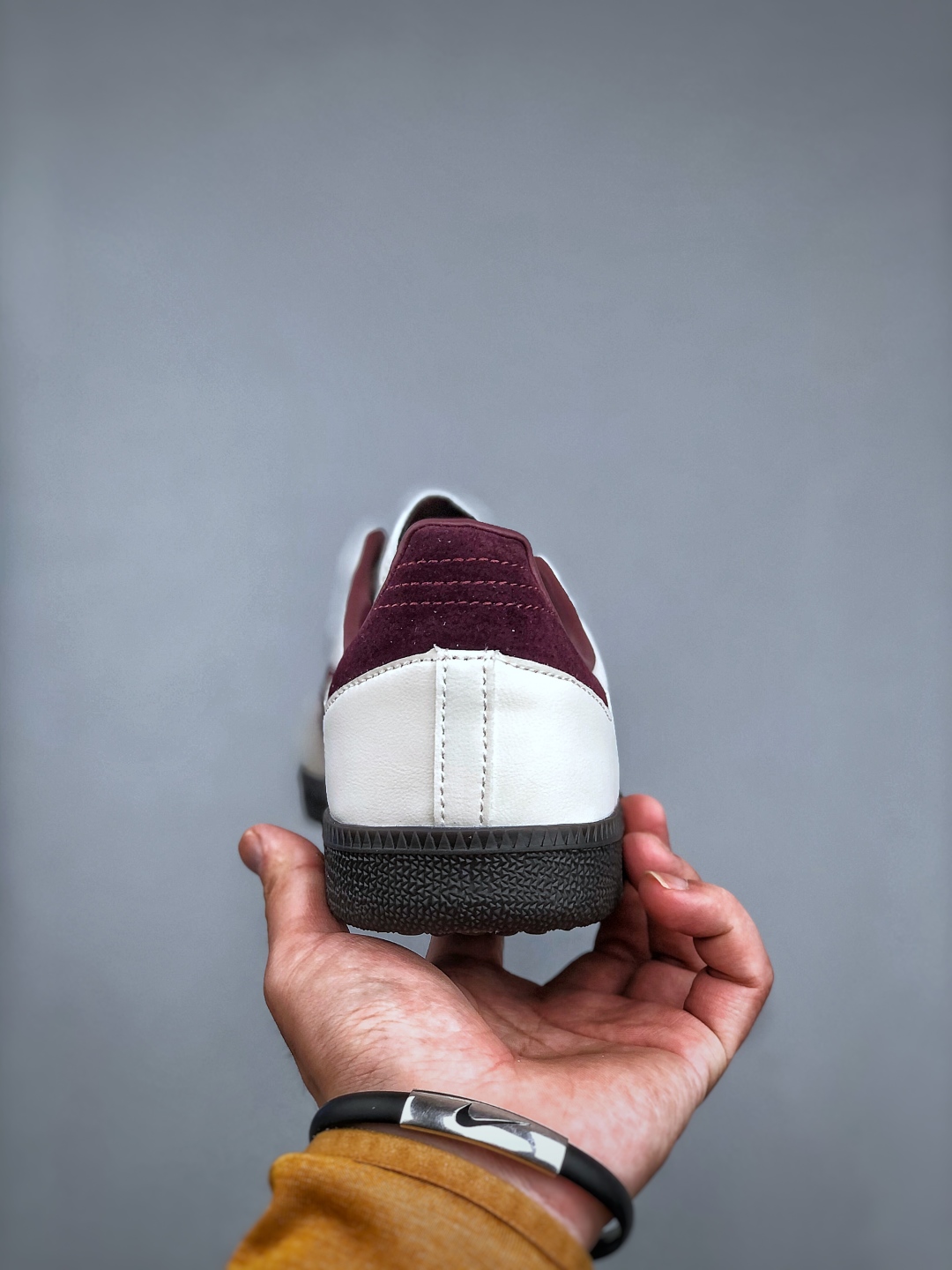 Adidas Originals Samba OG Putty Grey Maroon Low-Top Casual Sneakers 8 cmp i1745875358648 2004 0 6