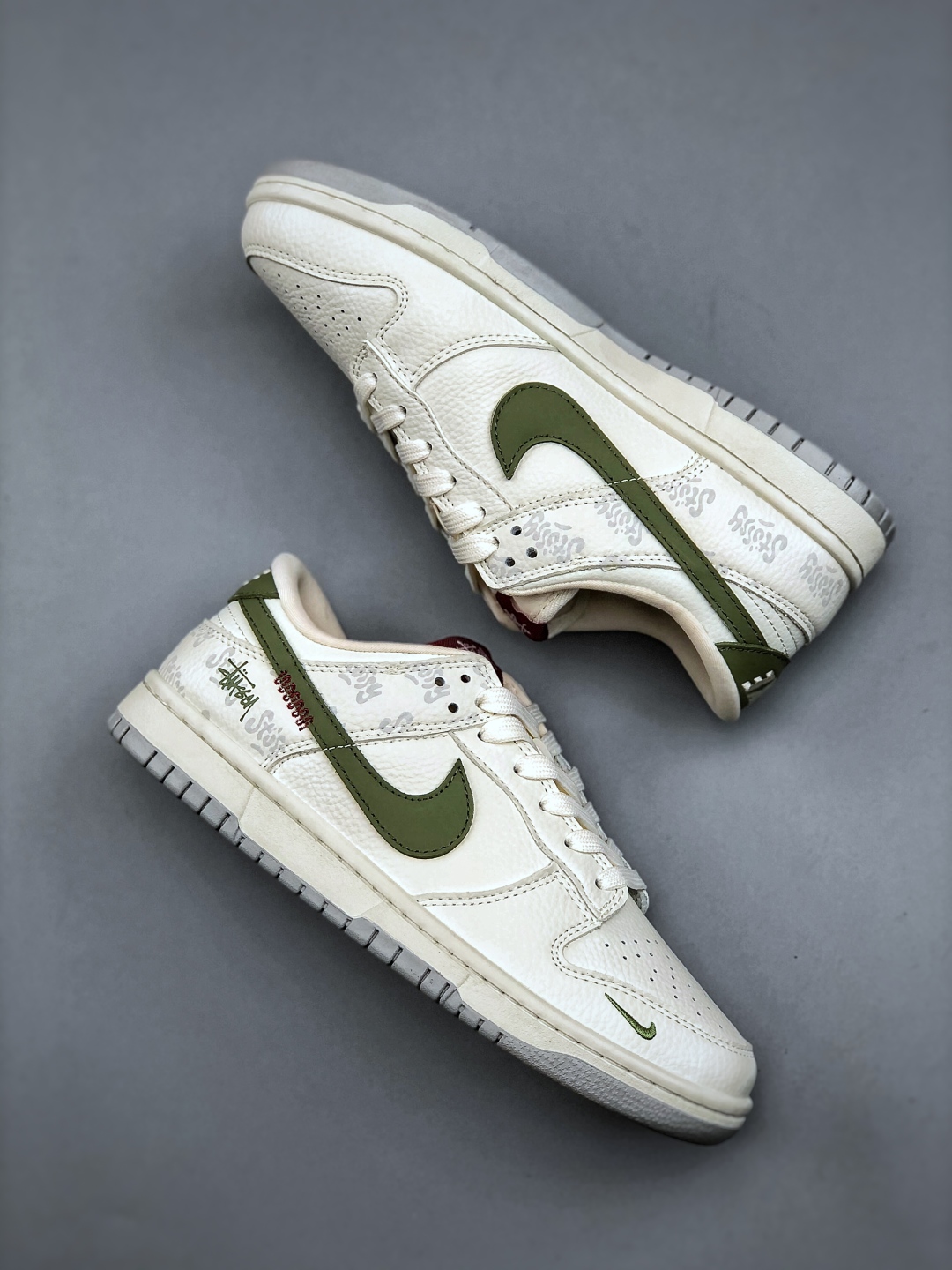 Nike SB Dunk Low x Stussy: Premium White & Green Sneaker Collection 10 cmp i1745875955389 7550 0 8