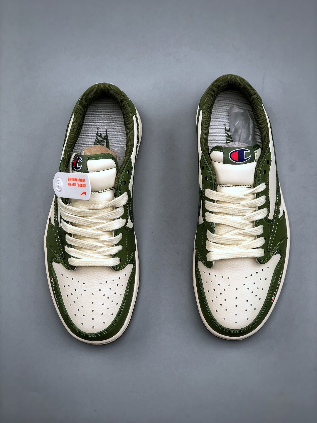 Travis Scott x Nike Air Jordan 1 Low Champion Green Sneakers 6 cmp i1745876084530 4927 0 4