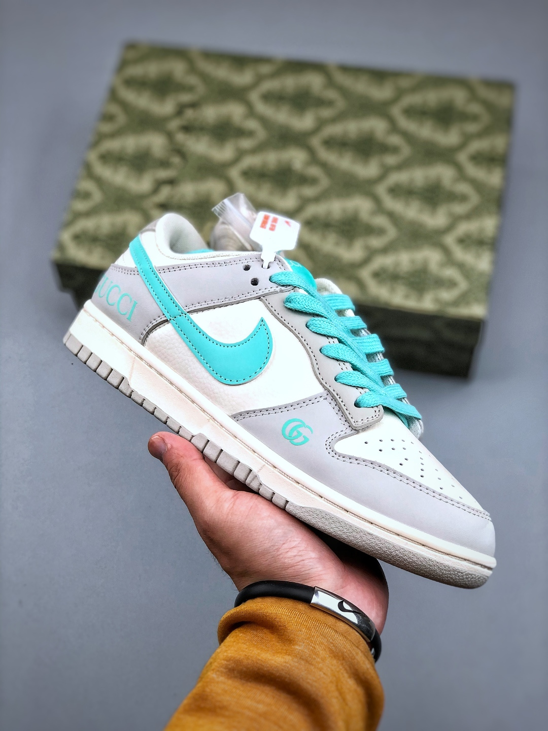 NK SB Dunk Low Gucci Limited Edition Low-Top Casual Sneakers - Size 36-45