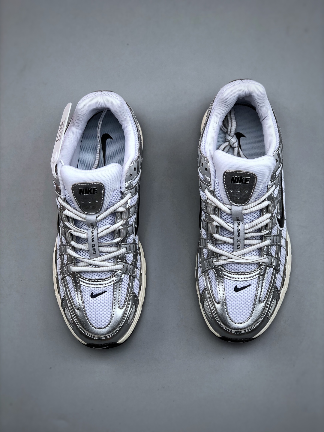 Nike P-6000 Initiator Running Shoes - Silver/Black Retro Sneakers for Men 6 cmp i1745960920044 1230 0 4