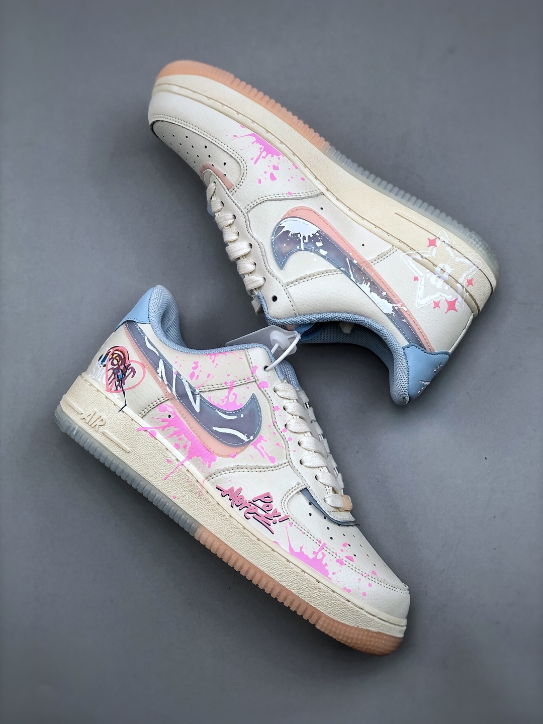 Nike Air Force 1 Low '07 Pink Graffiti Sneakers - Classic Style, Modern Twist 10 cmp i1745961287825 5499 0 8
