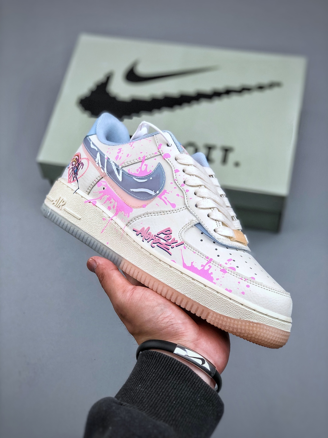 Nike Air Force 1 Low '07 Pink Graffiti Sneakers - Classic Style, Modern Twist 2 cmp i1745961287825 8542 0 0