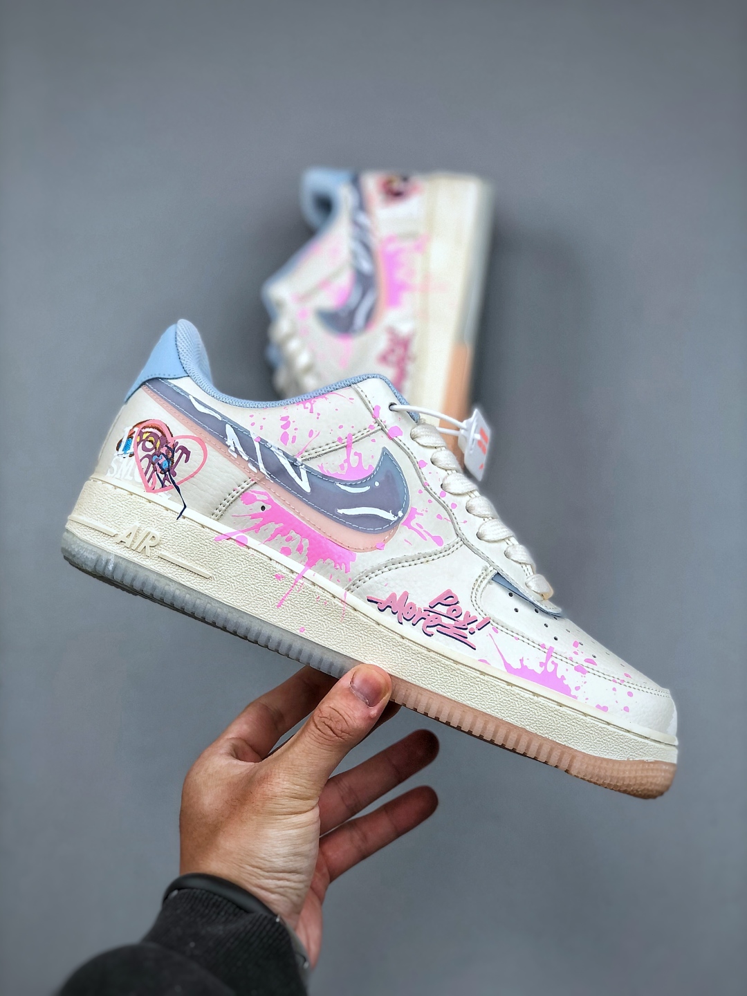 Nike Air Force 1 Low '07 Pink Graffiti Sneakers - Classic Style, Modern Twist 5 cmp i1745961290144 9450 0 3