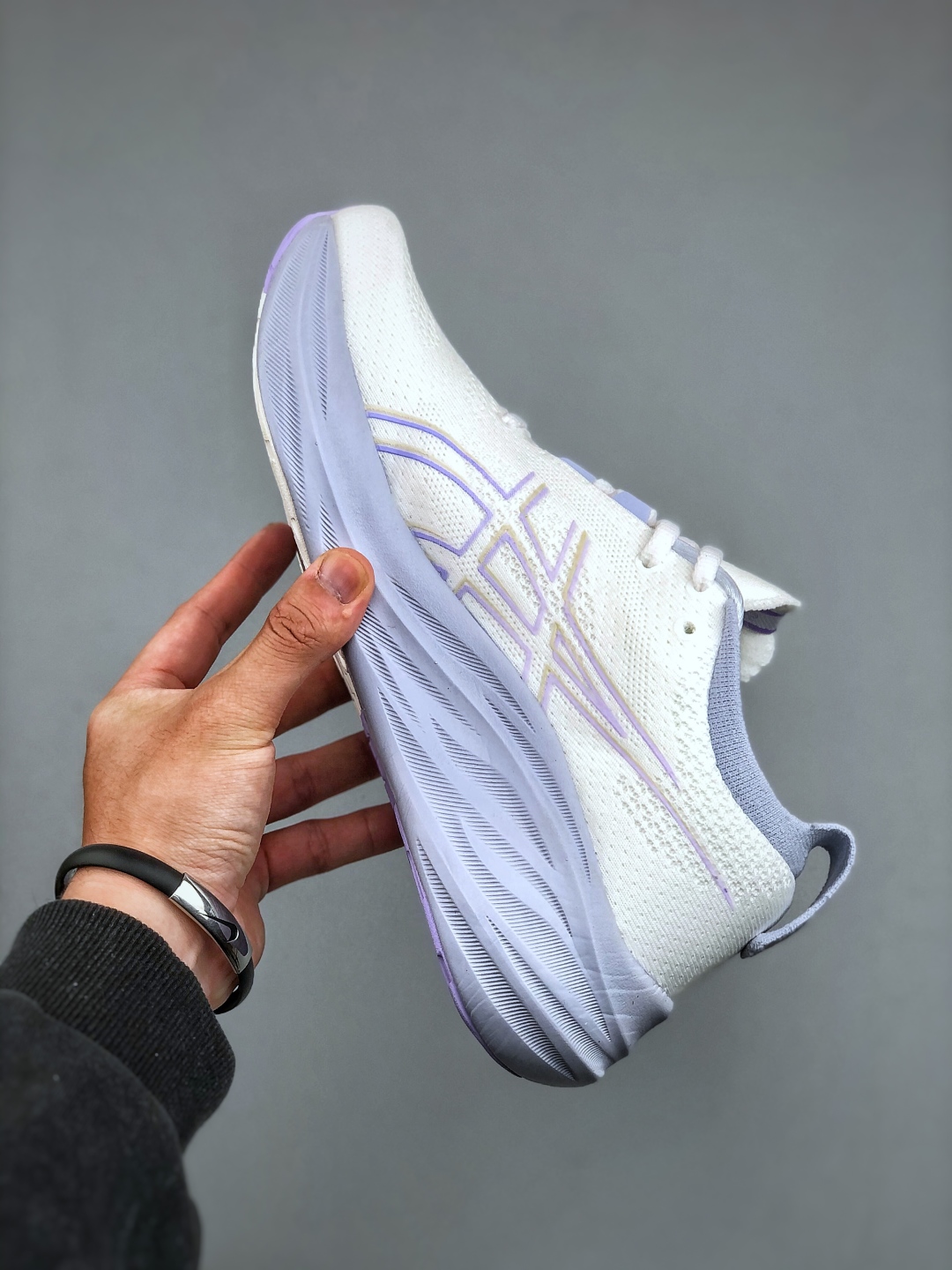 Asics Gel-Nimbus 26 White/Lavender Running Shoes - Breathable & Durable 3 cmp i1745962350601 5078 0 1
