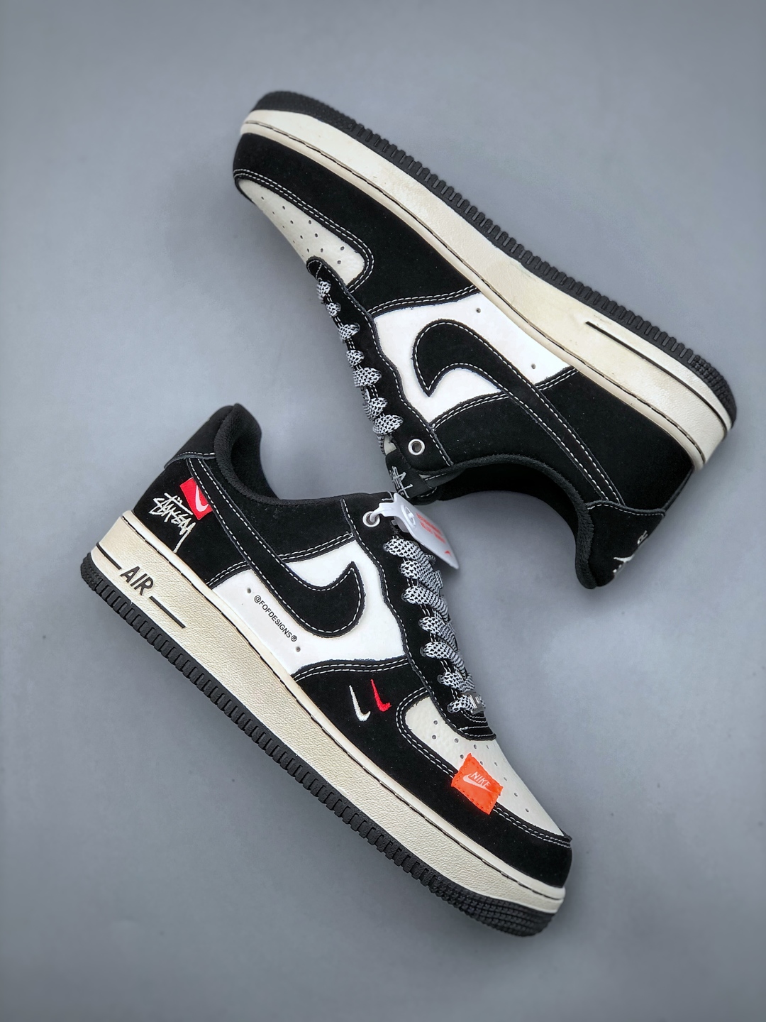 Nike Air Force 1 '07 Low Stussy Black and White Casual Sneakers 10 cmp i1745963331136 7782 0 8
