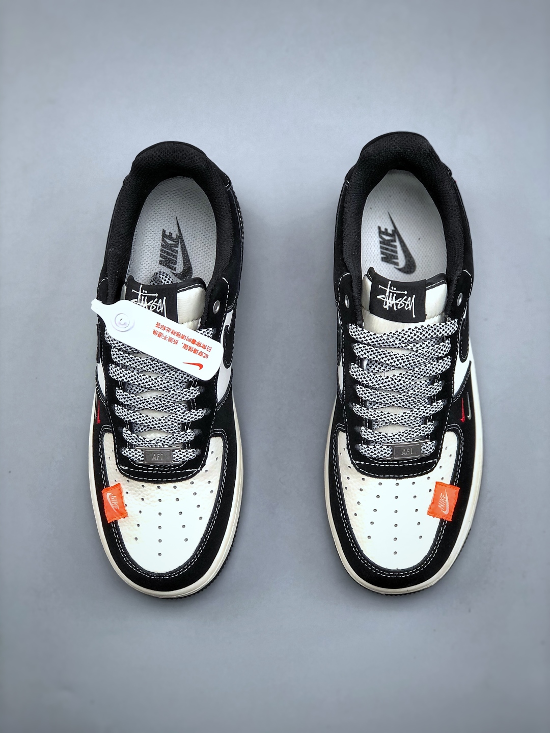 Nike Air Force 1 '07 Low Stussy Black and White Casual Sneakers 6 cmp i1745963331157 346 0 4