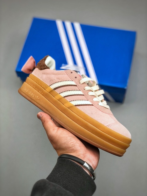 Adidas Originals Gazelle Bold Women's Low-Top Platform Sneakers - Pink/Gum 1 Adidas Originals Gazelle Bold Women's Low-Top Platform Sneakers - Pink/Gum