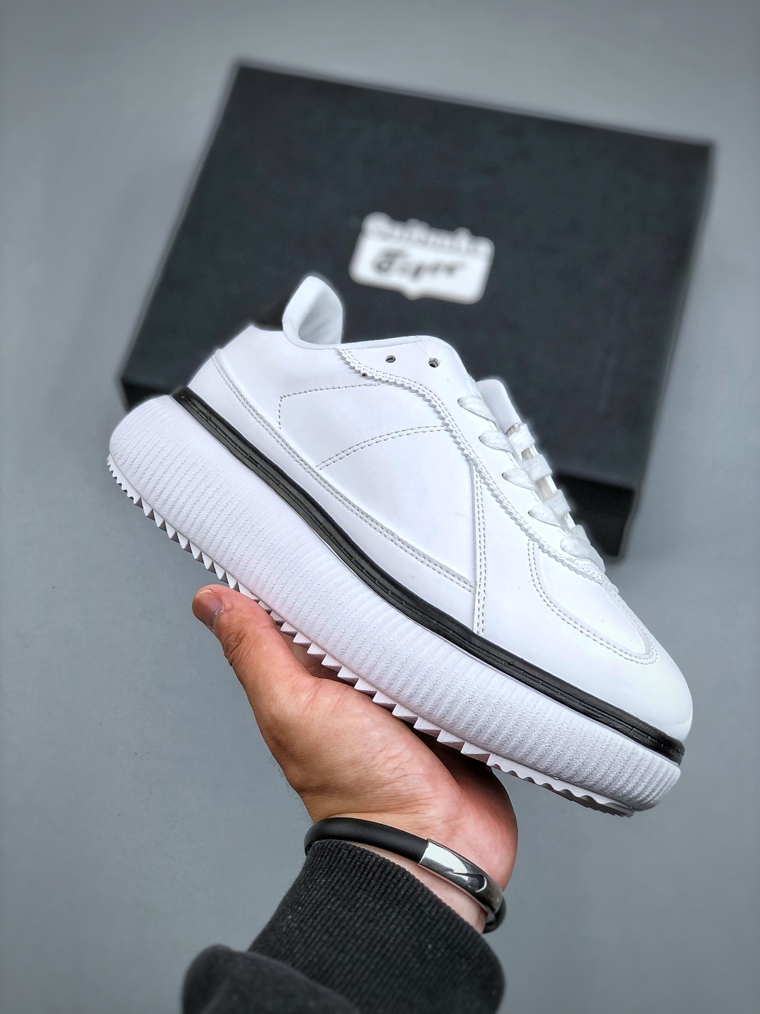 Onitsuka Tiger Delecity White Leather Platform Sneakers - Style 1183B873-101 2 cmp i1746157832373 8756 0 0