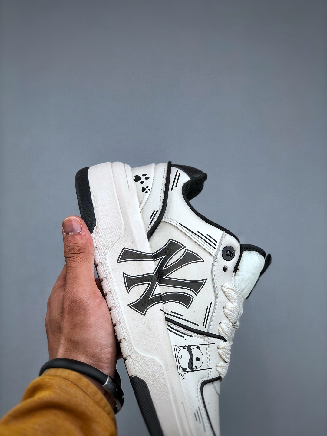 MLB NY Yankees Graffiti Print Chunky Sneakers Height Increasing - 3ASXCA12N 7 cmp i1746219464274 4075 0 5