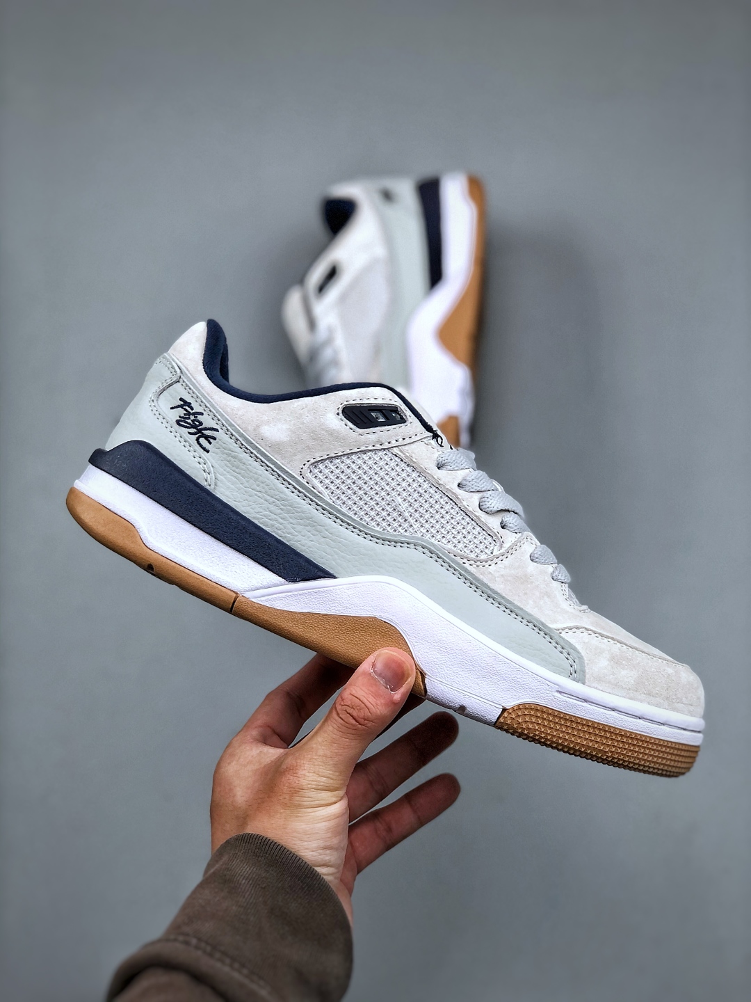 Jordan Flight Court Retro Sneakers Gray Blue, HF3255-004, Sizes 36-47 5 cmp i1746305323885 3783 0 3